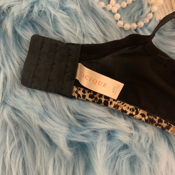 Cacique Lane Bryant Cheetah Print Support Bra New Victoria Secret Panties 40C - Picture 5 of 10
